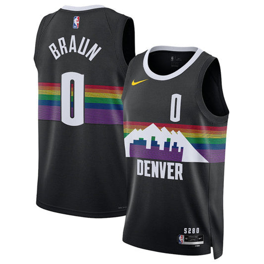 Christian Braun Denver Nuggets Unisex 2025/26 Swingman Jersey - Black - City Edition