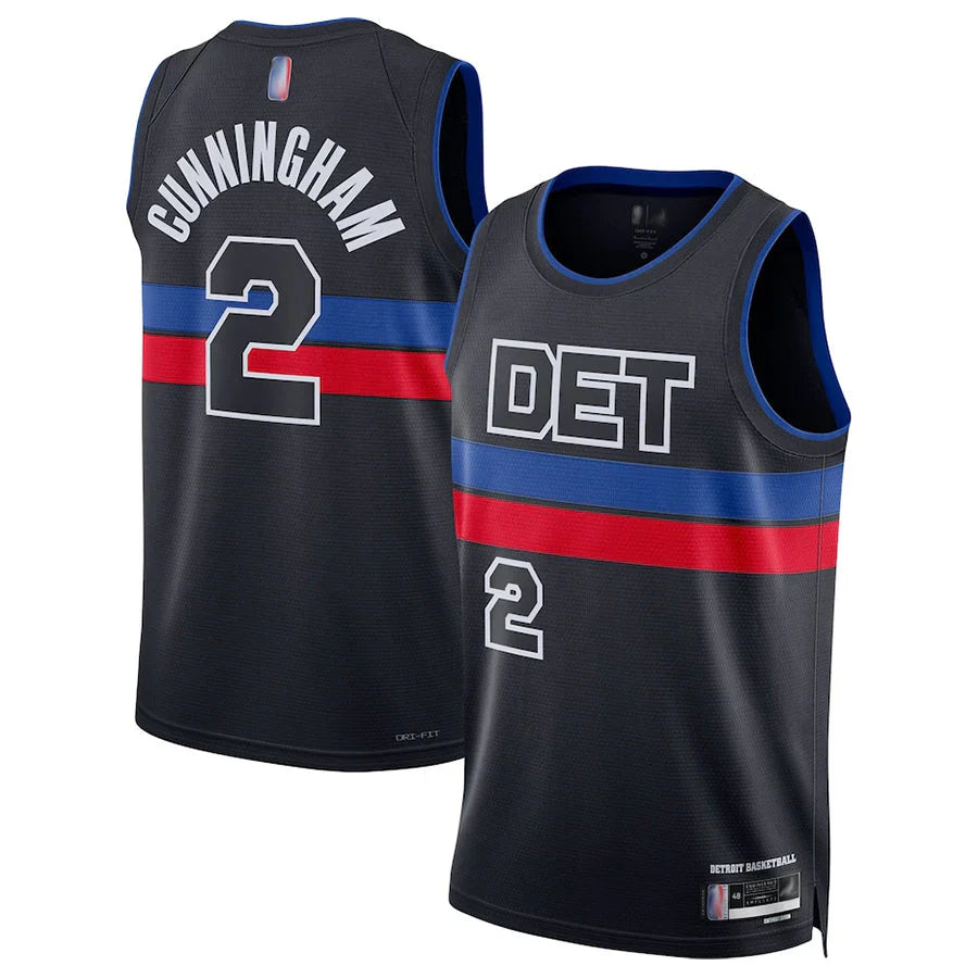 Cade Cunningham Detroit Pistons Unisex Swingman Jersey - Statement Edition - Black