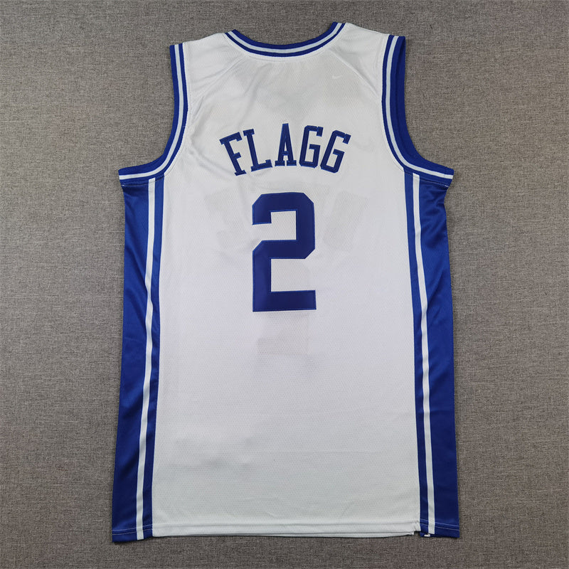 Cooper Flagg Duke Blue Devils Jersey - White