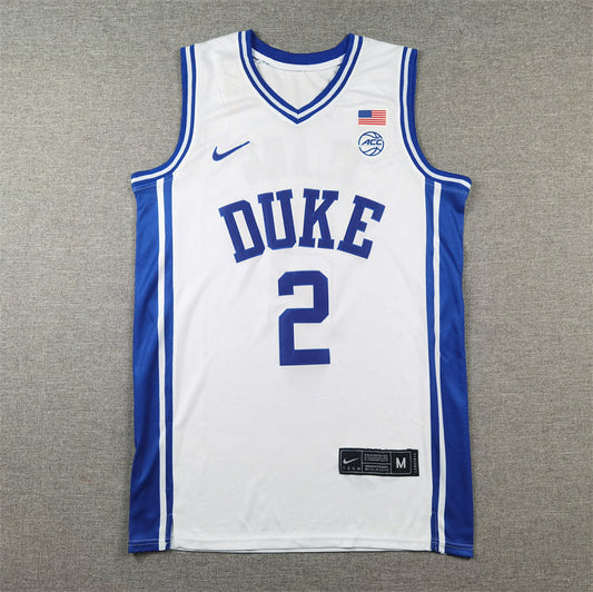 Cooper Flagg Duke Blue Devils Jersey - White