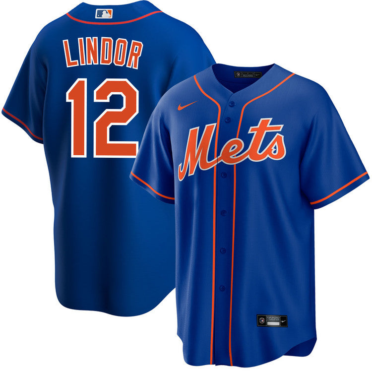 Francisco Lindor New York Mets Alternate Player Jersey - Royal
