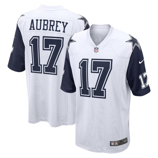 Brandon Aubrey Dallas Cowboys Alternate Jersey - White