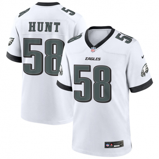 Jalyx Hunt Philadelphia Eagles Jersey - White