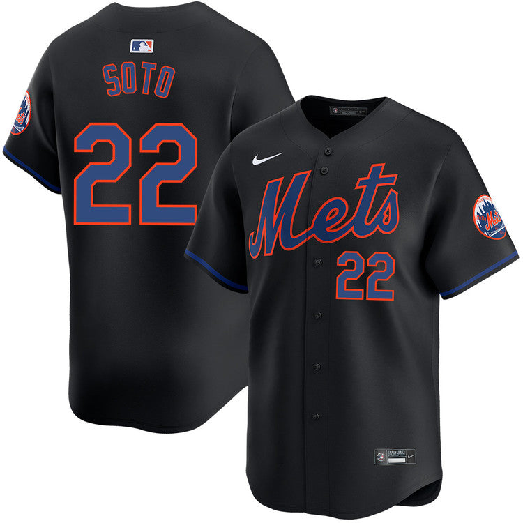 Juan Soto New York Mets Alternate Player Jersey - Black