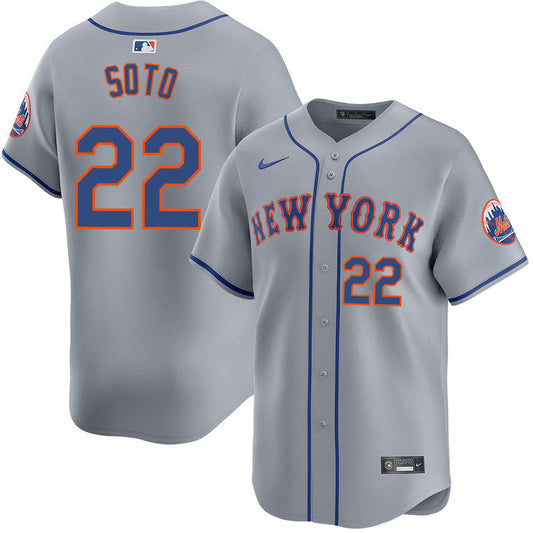 Juan Soto New York Mets Road Player Jersey - Gray