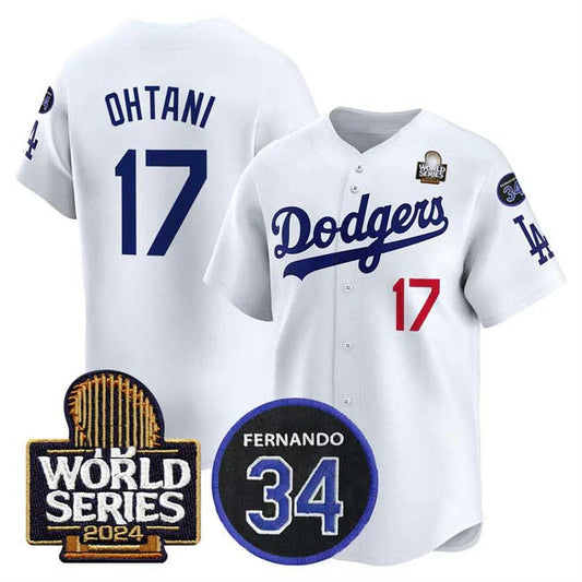 Shohei Ohtani Los Angeles Dodgers 2024 World Series Jersey - White