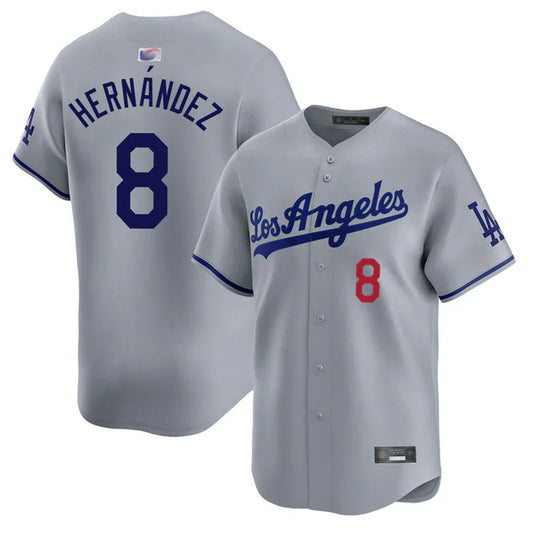 Enrique Hernandez Los Angeles Dodgers Road Jersey - Grey