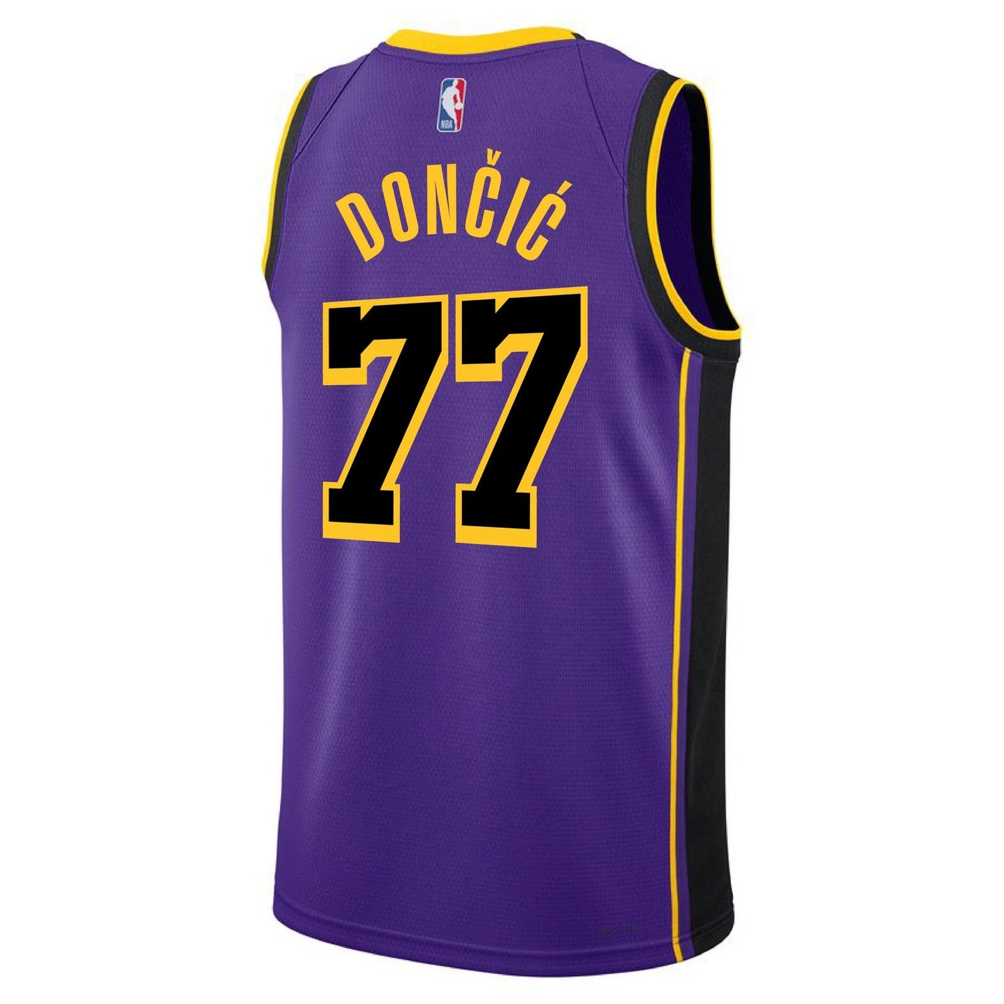 Luka Dončić Los Angeles Lakers Unisex Swingman Jersey - Statement Bibigo Edition - Purple