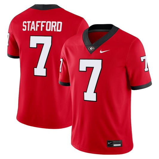 Matthew Stafford Georgia Bulldogs Home Jersey - Red