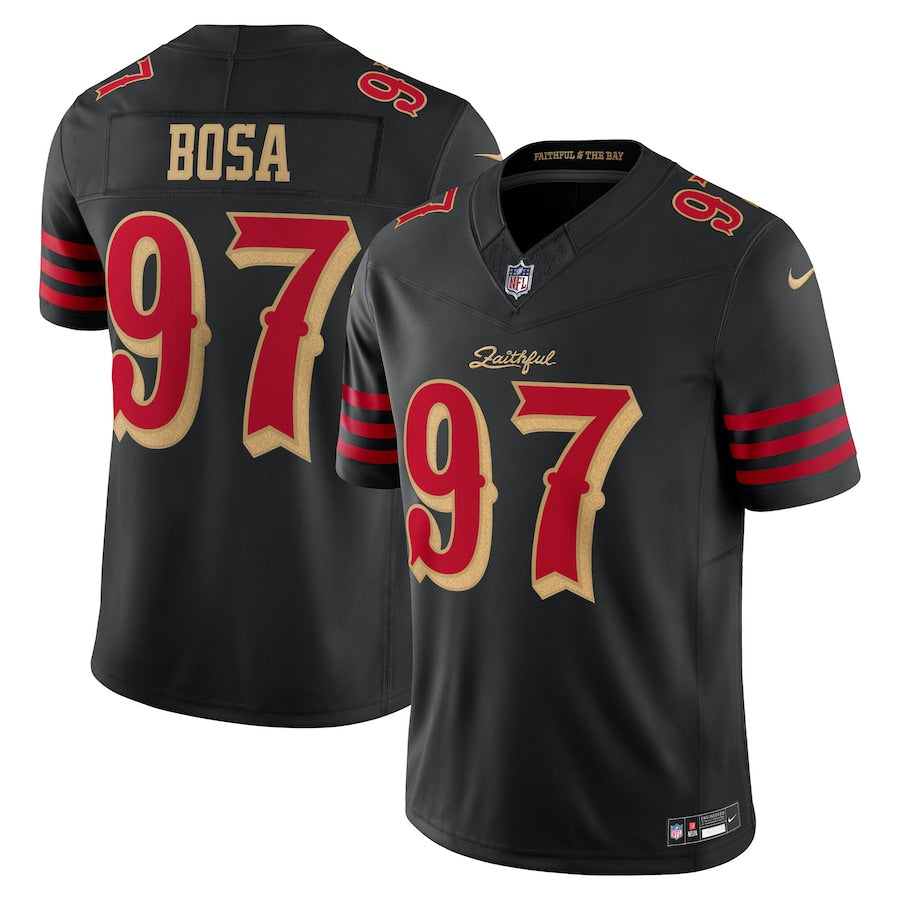 Nick Bosa San Francisco 49ers 2025 Rivalries Collection Jersey - Black ...
