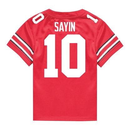 Julian Sayin Ohio State Buckeyes Jersey – Red