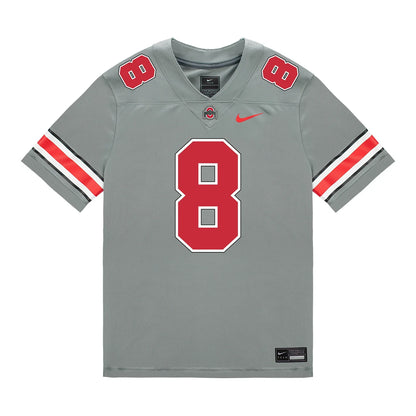 Arvell Reese Ohio State Buckeyes Jersey – Grey