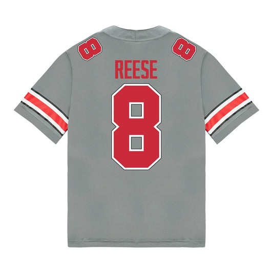 Arvell Reese Ohio State Buckeyes Jersey – Grey