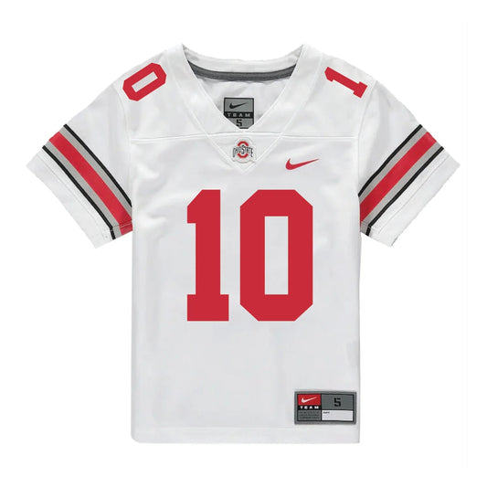 Julian Sayin Ohio State Buckeyes Jersey – White