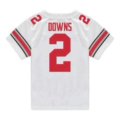 Caleb Downs Ohio State Buckeyes Jersey – White