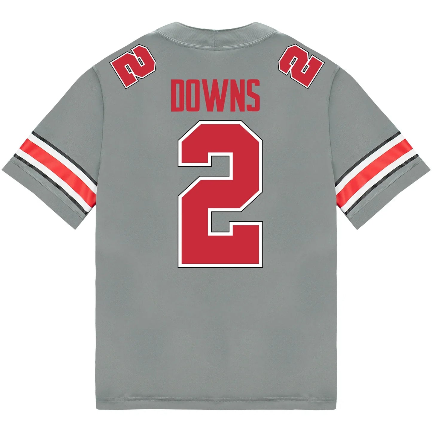 Caleb Downs Ohio State Buckeyes Jersey – Grey