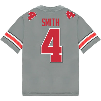 Jeremiah Smith Ohio State Buckeyes Jersey – Grey