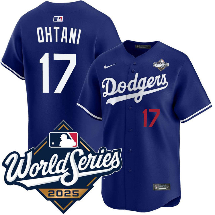 Shohei Ohtani Los Angeles Dodgers Alternate Royal Limited 2025 World Series Jersey - Royal