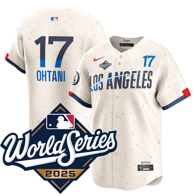 Shohei Ohtani Los Angeles Dodgers City Connect 2025 World Series Limited Jersey - Cream