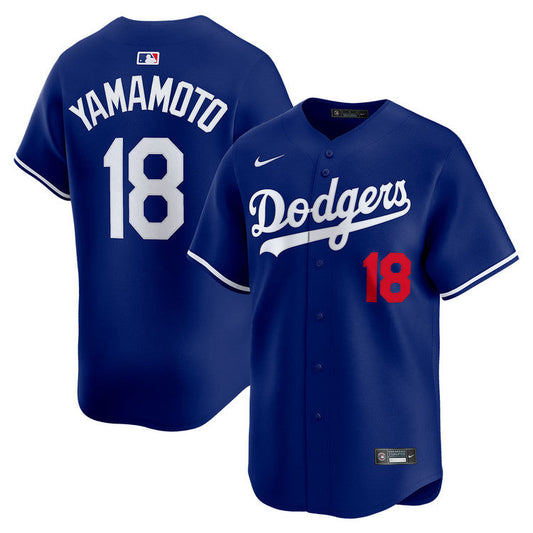 Yoshinobu Yamamoto Los Angeles Dodgers Alternate Limited Jersey - Royal