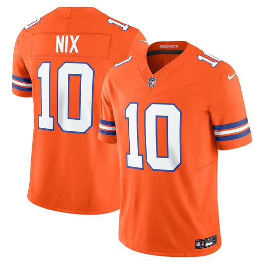 Bo Nix Denver Broncos Alternate Jersey - Orange