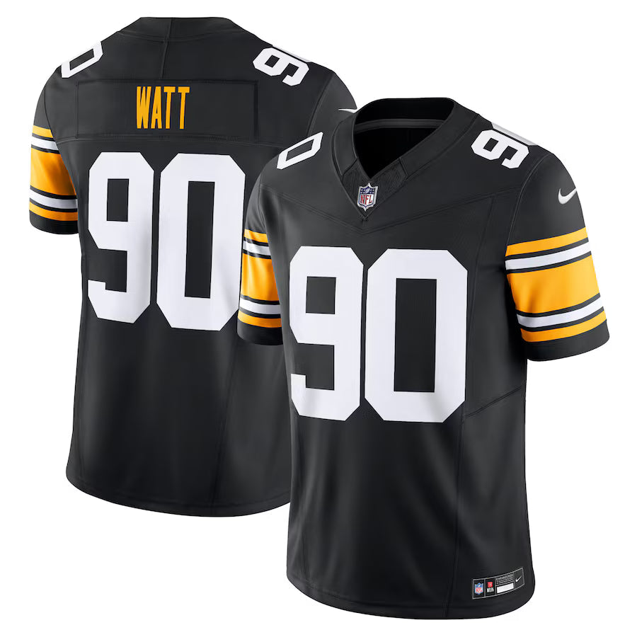 T.J. Watt Pittsburgh Steelers Alternate Jersey - Black