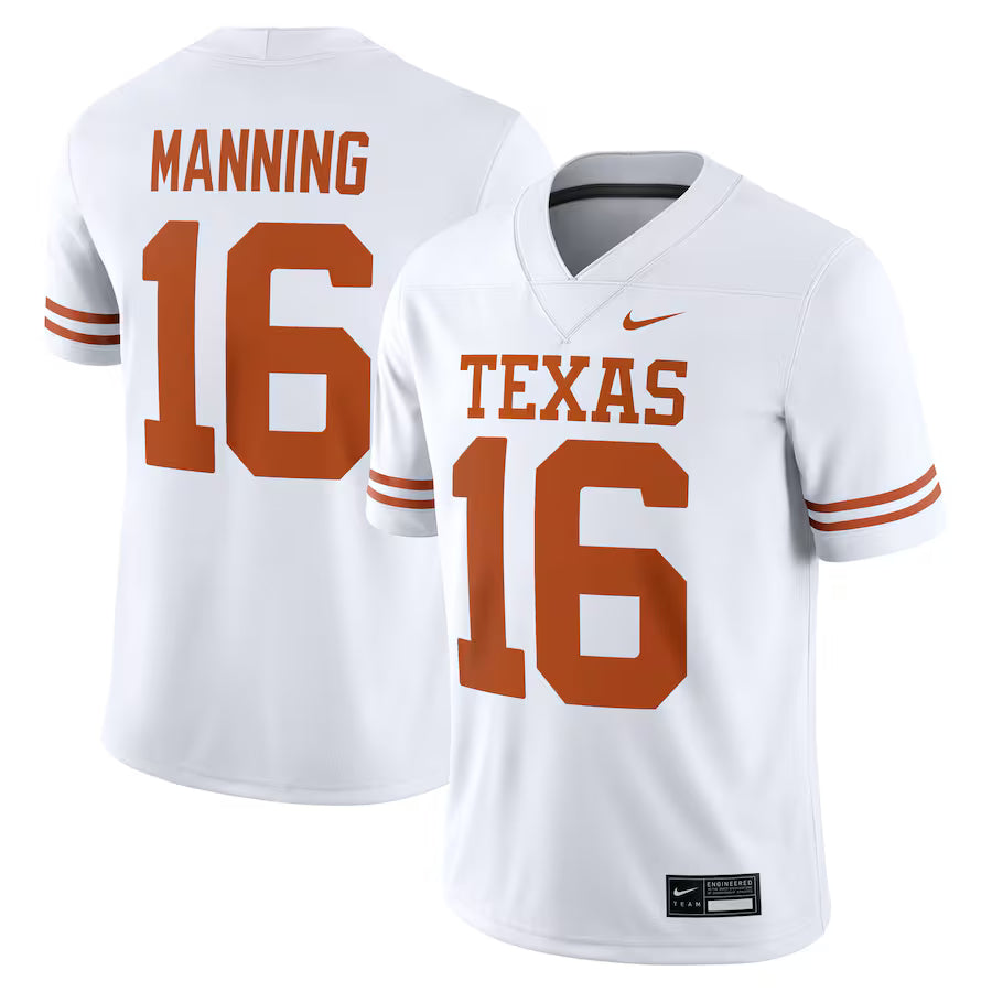 Arch Manning Texas Longhorns Jersey - White