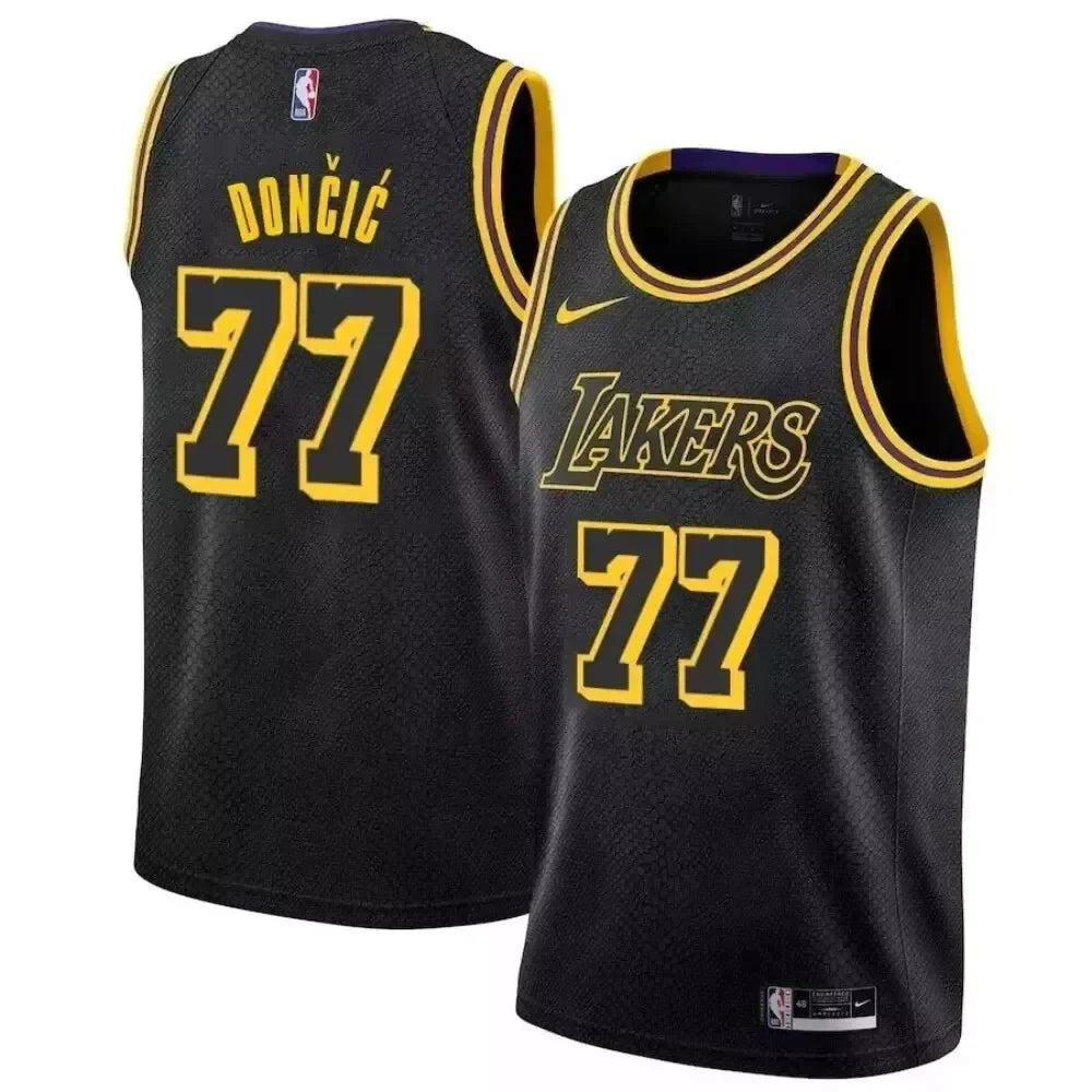 Luka Dončić Los Angeles Lakers Unisex Jersey - Mamba Edition - Black