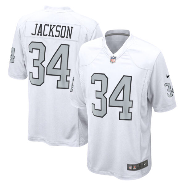 Bo Jackson Las Vegas Raiders Alternate Retired Player Jersey - White