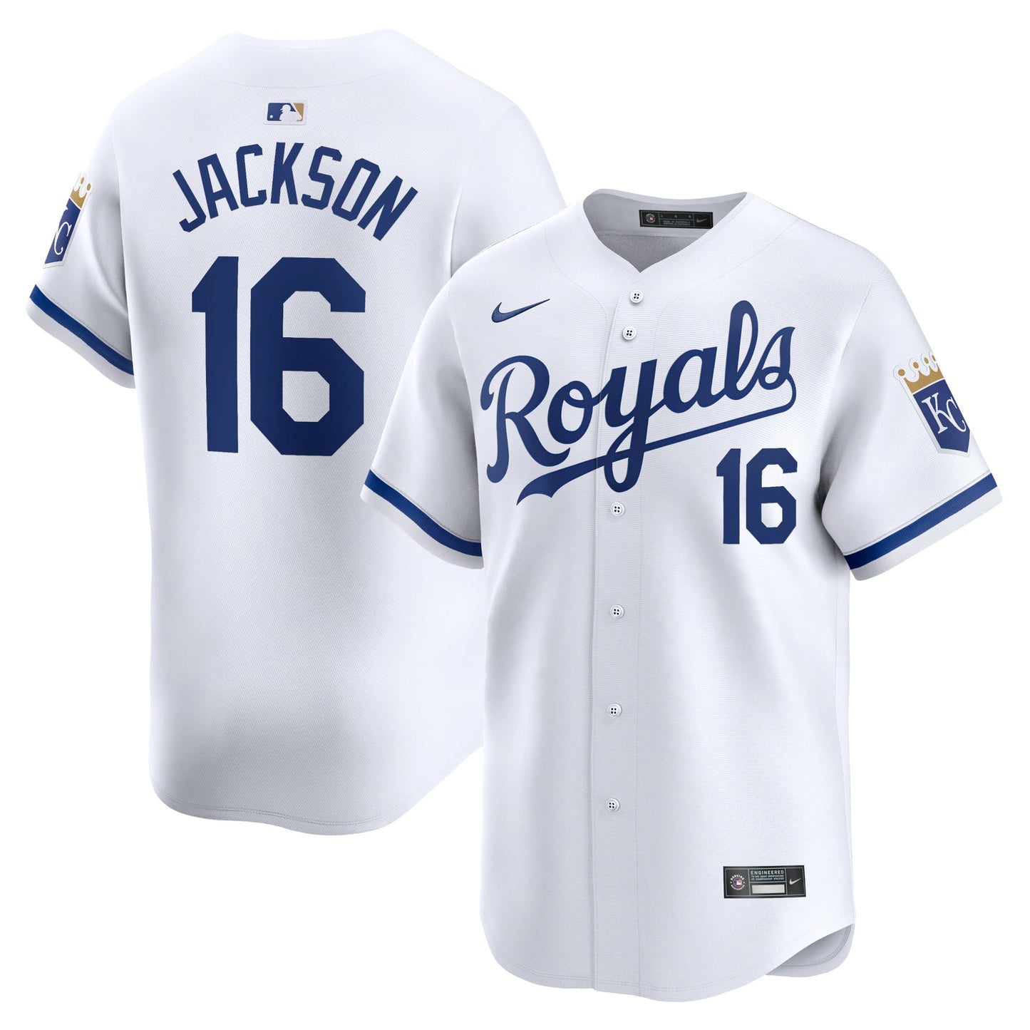 Bo Jackson Kansas City Royals Home Jersey - White