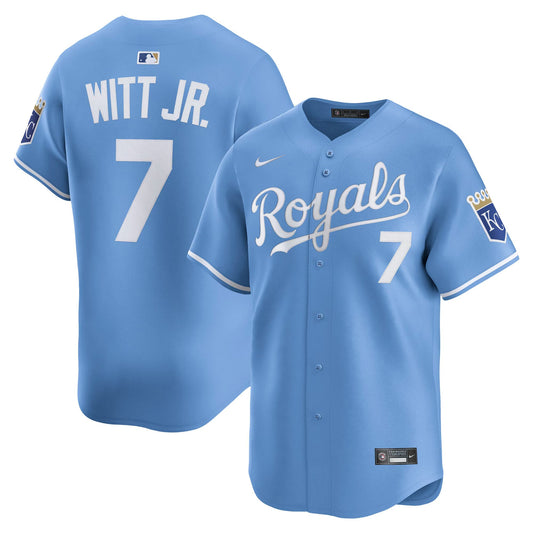 Bobby Witt Jr Kansas City Royals Alternate Jersey - Light Blue