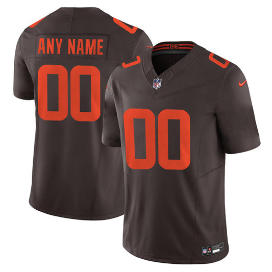 Custom Cleveland Browns Alternate Jersey - Brown