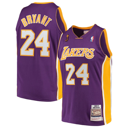 Kobe Bryant Los Angeles Lakers NBA Finals Hardwood Classics 2008/09 Jersey - Purple
