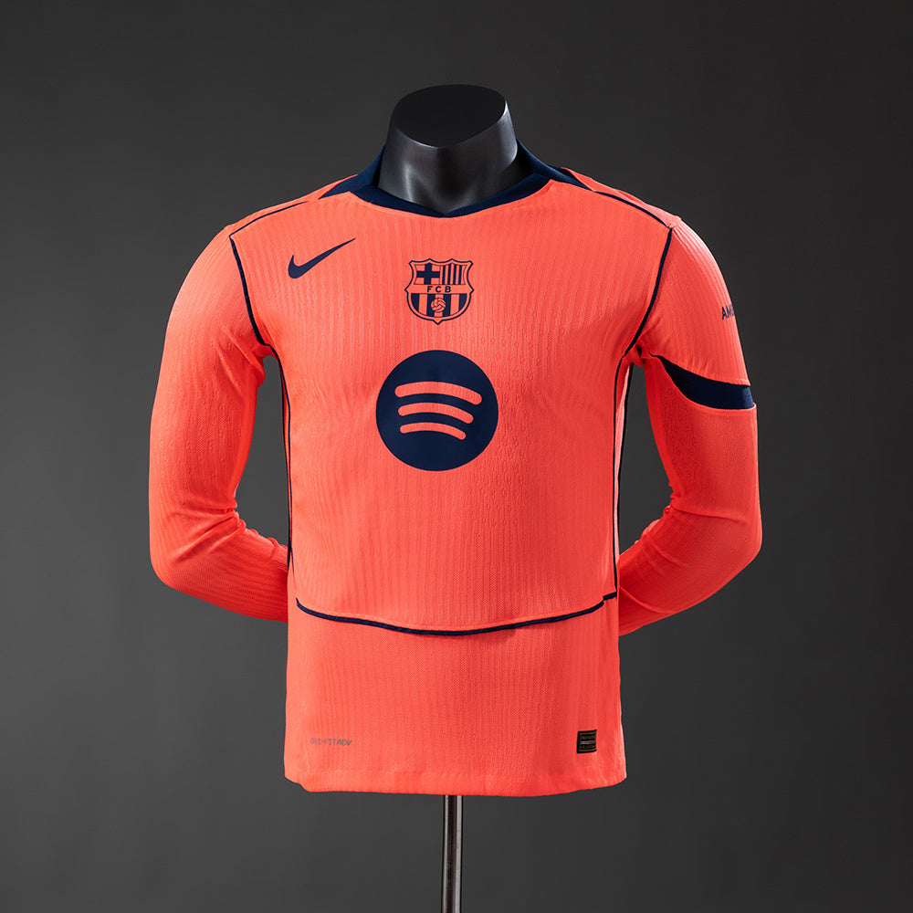 Barcelona 25/26 Third Away Long Sleeve Player Version Jersey
