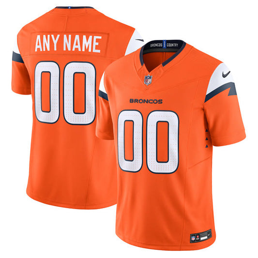 Custom Denver Broncos Jersey - Orange