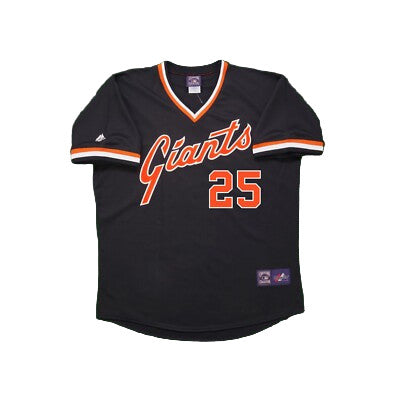 Barry Bonds 1982 San Francisco Giants Cooperstown Road Jersey - Black