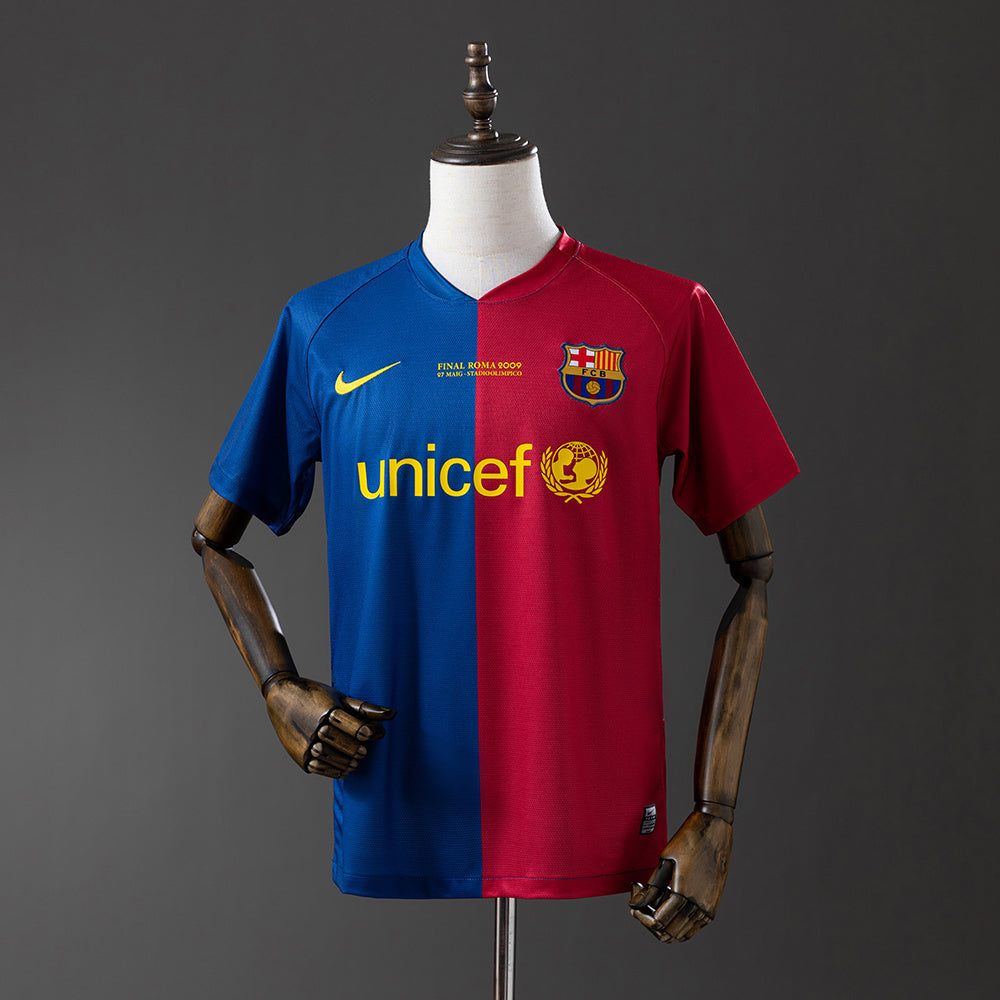 Barcelona 08/09 UEFA Champions League Home Retro Jersey