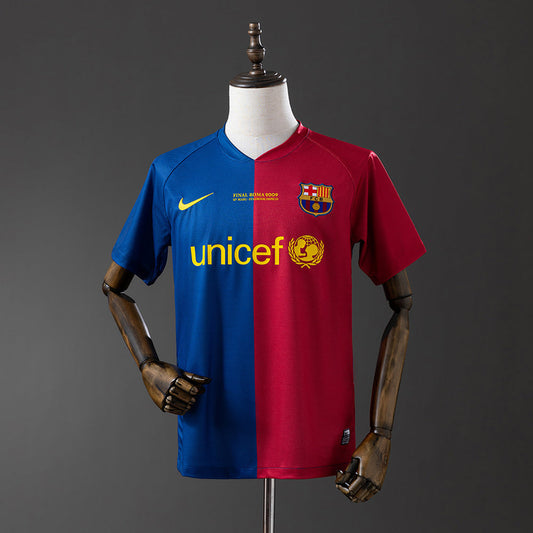 Barcelona 08/09 UEFA Champions League Home Retro Jersey
