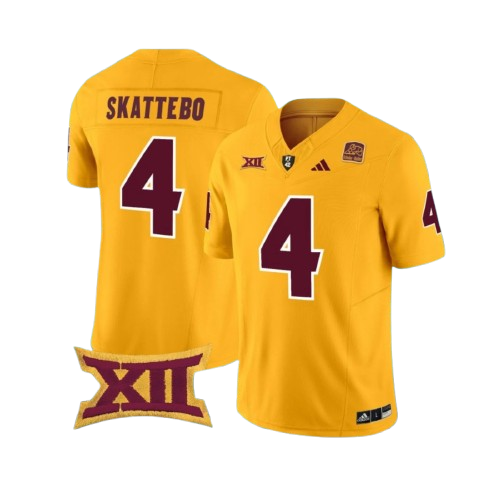 Cam Skattebo Arizona State Sun Devils Jersey - Yellow