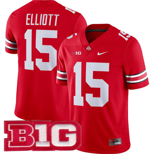 Ezekiel Elliott Ohio State Buckeyes Jersey – Red