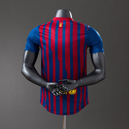 Barcelona 11/12 Home Player Version Retro Jersey