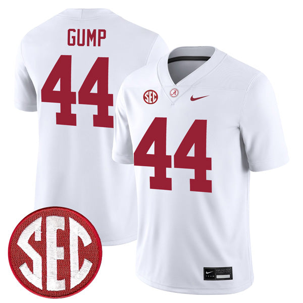 Forrest Gump Alabama Crimson Tide Jersey - White