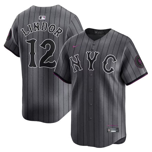 Francisco Lindor New York Mets City Connect Jersey – Gray