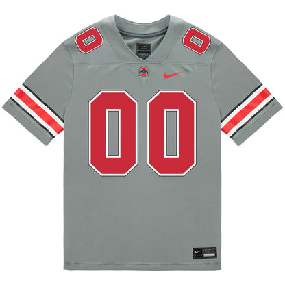 Custom Ohio States Buckeyes Jersey - Grey