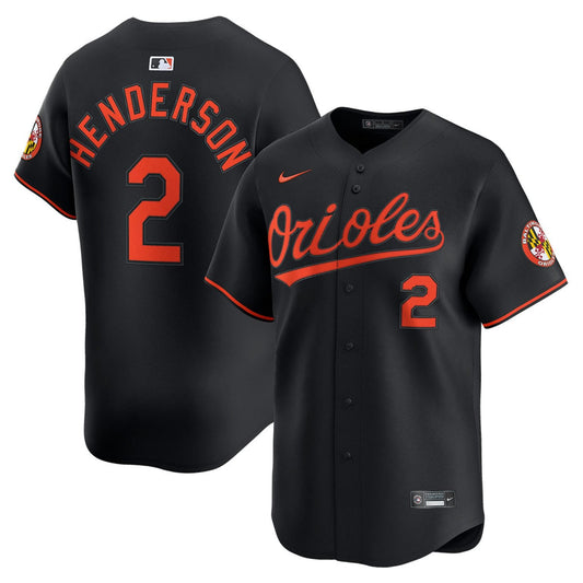 Gunnar Henderson Baltimore Orioles Alternate Limited Jersey - Black