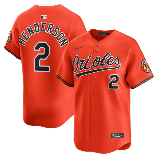 Gunnar Henderson Baltimore Orioles Alternate Limited Jersey - Orange