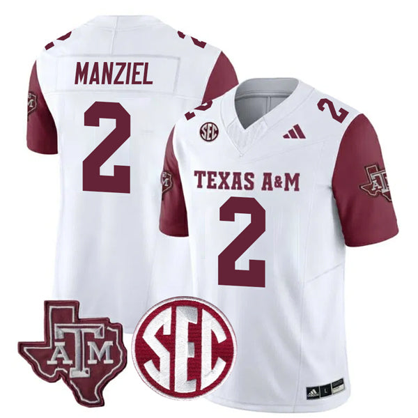 Johnny Manziel Texas A&M Aggies Football Alternate Jersey – White