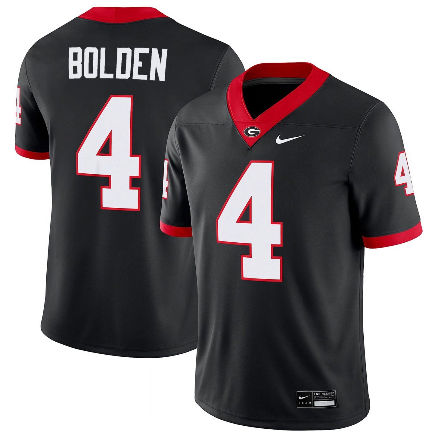 KJ Bolden Georgia Bulldogs Alternate Jersey - Black
