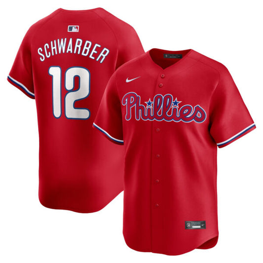 Kyle Schwarber Philadelphia Phillies Alternate Limited Jersey - Red