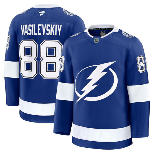 Andrei Vasilevskiy Tampa Bay Lightning Home Premium Jersey - Blue